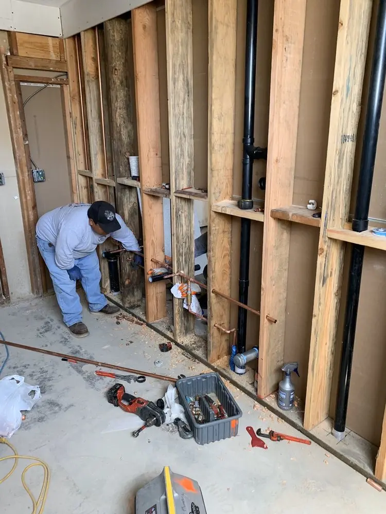 Commercial rough-in plumbing for Water Heater Replacement in Greencastle